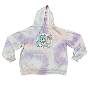 Hatsune Miku Pusheen Sweatshirt Women’s M Oversized Hoodie Long Sleeve Pullover